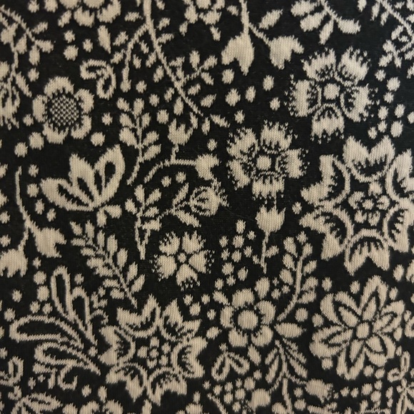 Anthropologie Vanessa Virginia Floral Peplum Lace Up Corset Blouse XSmall Black - Picture 5 of 6